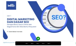 Pelatihan Digital Marketing SEO